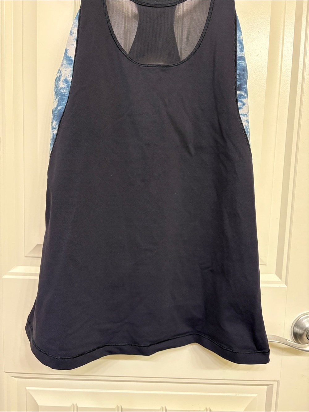 lululemon athletica Navy Tank with Blue Tie-Dye Side Panels - Picture 3 of 9